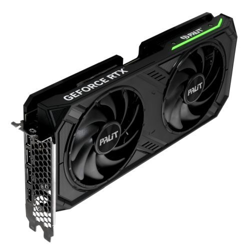 Palit RTX4070 SUPER DUAL OC, 12GB DDR6X, HDMI, 3 DP, 2550MHz Clock, Overclocked, RGB Lighting