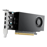 PNY RTXA1000 Professional Graphics Card, 8GB DDR6, 4 miniDP 1.4, 2304 CUDA Cores, Low Profile (Bracket Included), OEM (Brown Box)