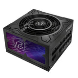 ASRock Phantom Gaming PG-1000G 1000W ATX Power Supply Unit, 80 Plus Gold Certified, 120mm Silent Cooling Fan, High Efficiency PSU
