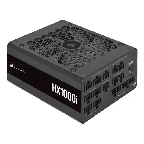 Bloc d'alimentation Corsair 1000 W HX1000i V2, ventilateur dynamique fluide, entièrement modulaire, bruit ultra faible, 80+ Platinum, ATX 3.0, PCIe 5.0