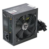 Vida Lite 500W ATX PSU, Fluid Dynamic Ultra-Quiet Fan, Flat Black Cables, Power Lead Not Included, Black