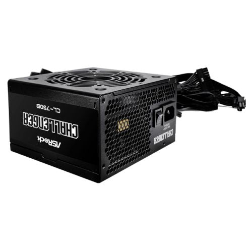 ASRock PRO-650B ATX Power Supply Unit, 80 PLUS BRONZE Certified, Low noise 120mm FAN, High Efficiency PSU