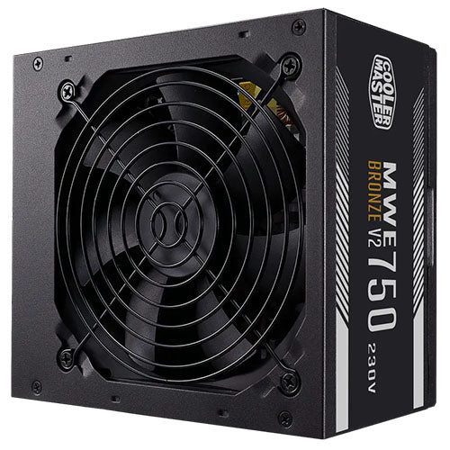 Cooler Master 750W MWE Bronze V2 230V ATX 2.52 PSU, Fully Wired, HDB Bearing Fan, 80+ Bronze