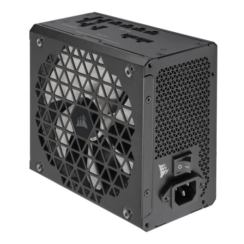 Fuente de alimentación Corsair RMx SHIFT Series RM750X de 750 W, ventilador dinámico fluido, totalmente modular, 80+ Gold, ATX 3.0, PCIe 5.0