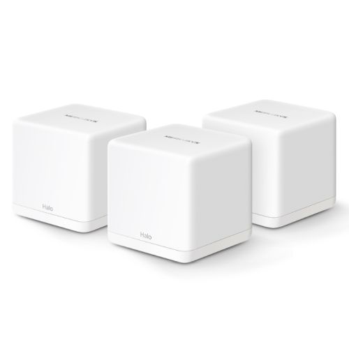 Mercusys (Halo H60X 3-Pack) AX1500 Dual Band Whole Home Mesh Wi-Fi 6 System, OFDMA & MU-MIMO