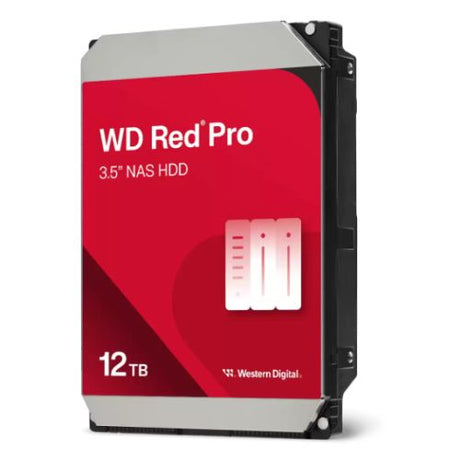 WD 3.5", 12TB, SATA3, Red Pro Series NAS Hard Drive, 7200RPM, 512MB Cache, OEM