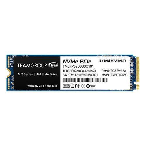 Disque SSD M.2 PCIE NVMe Team MP33 de 256 Go