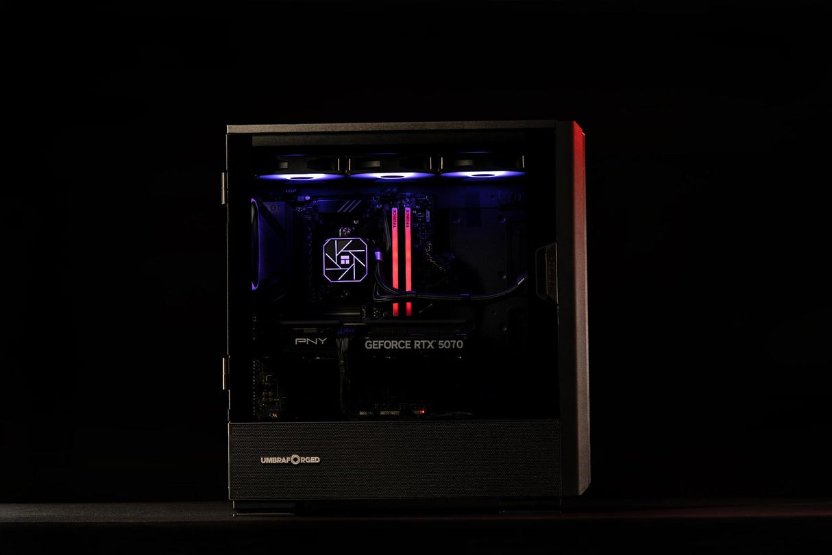 UmbraForged Abyss - Ryzen 5 9600X, RTX 5070 12GB, 32GB DDR5, 1TB SSD, AMD Gaming PC