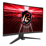 Asrock 27" FHD Curved Monitor (PG27F15RS1A), 1920 x 1080, 1ms, 2 HDMI, DP, 240Hz, HDR 10, VESA
