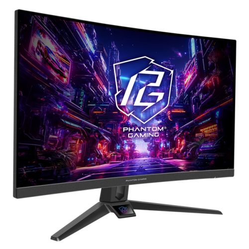 Asrock 27" Phantom Gaming FHD Curved Gaming Monitor (PG27FRS1A), 1920 x 1080, 1ms, 2 HDMI, DP, 280Hz, 95% DCI-P3, FreeSync, VESA