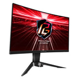 Moniteur de jeu incurvé Asrock Phantom Gaming QHD 27" (PG27Q15R2A), 2560 x 1440, 1 ms, 2 HDMI, DP, 165 Hz, HDR 400, antenne Wi-Fi, VESA