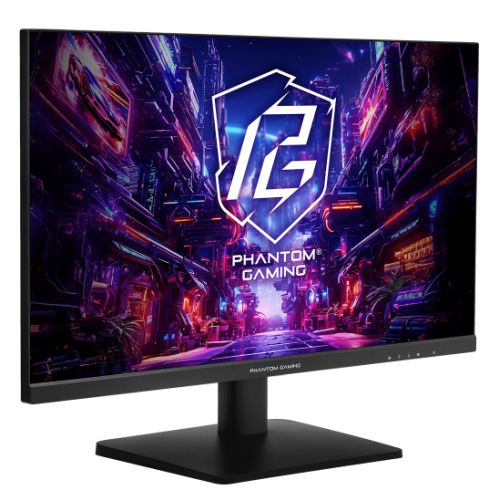 Asrock 27" Phantom Gaming QHD IPS Gaming Monitor (PG27QFT1B), 2560 x 1440, 1ms, 2 HDMI, DP, 180Hz, HDR 400, VESA