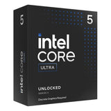 Intel Core Ultra 5 245KF CPU, 1851, 5.2GHz Turbo, 14-Core, 125W (159W Turbo), 24MB Cache, Unlocked, Arrow Lake, No Graphics, NO HEATSINK/FAN