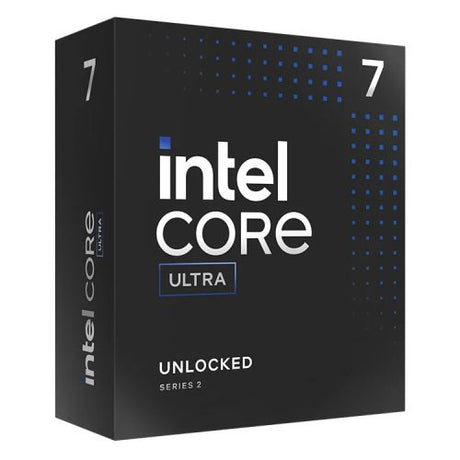 Intel Core Ultra 7 265K CPU, 1851, 5.5GHz Turbo, 20-Core, 125W (250W Turbo), 30MB Cache, Unlocked, Arrow Lake, NO HEATSINK/FAN