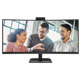 AOC E4 CU34E4CW computer monitor 86.4 cm (34") 3440 x 1440 pixels UltraWide Quad HD LED Black