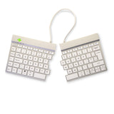 R-Go Tools Ergonomic keyboard R-Go Split Break with break software, ergonomic split keyboard, QWERTY (UK), Bluetooth, white