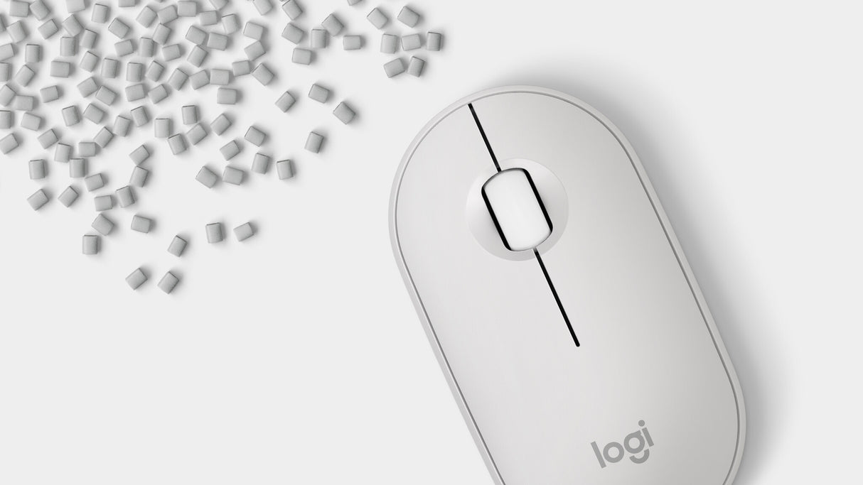 Logitech Pebble 2 M350s mouse Travel Ambidextrous RF Wireless + Bluetooth Optical 4000 DPI