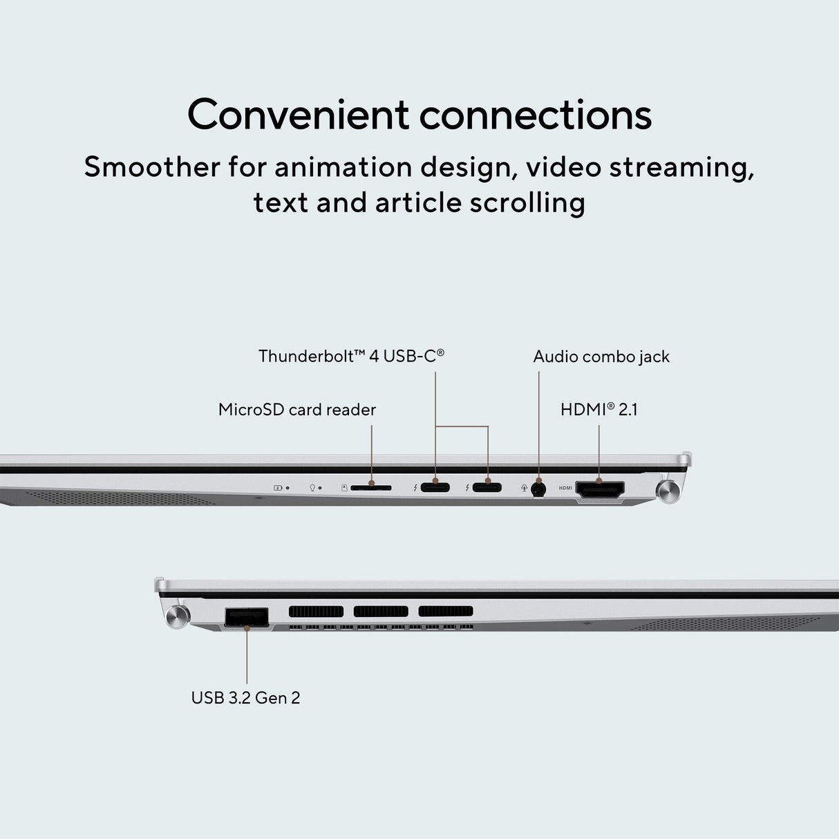 ASUS Zenbook 14 OLED UX3402VA-KN114W Intel® Core™ i5 i5-1340P Laptop 35.6 cm (14") Touchscreen 2.8K 16 GB LPDDR5-SDRAM 512 GB SSD Wi-Fi 6E (802.11ax) Windows 11 Home Blue