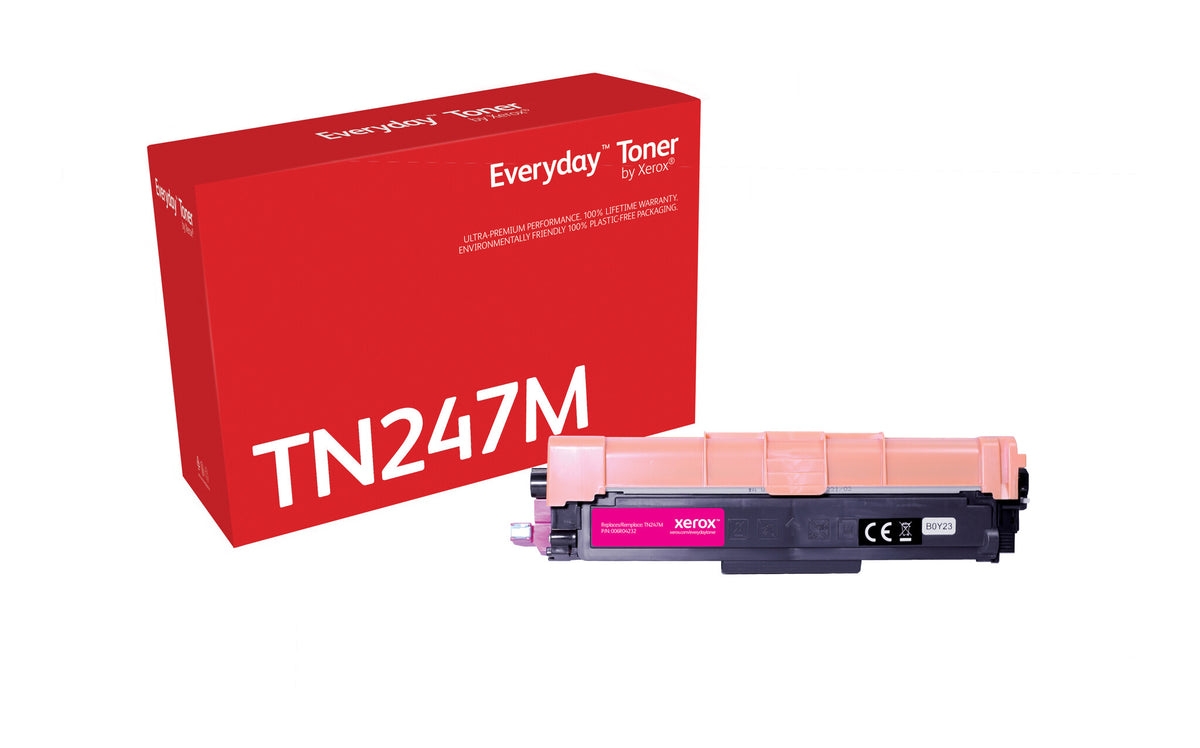 EverydayTM Magenta Toner by Xerox compatible with Brother TN247M, High capacity