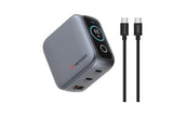 Verbatim Mini GaN Charger 65W with Display
