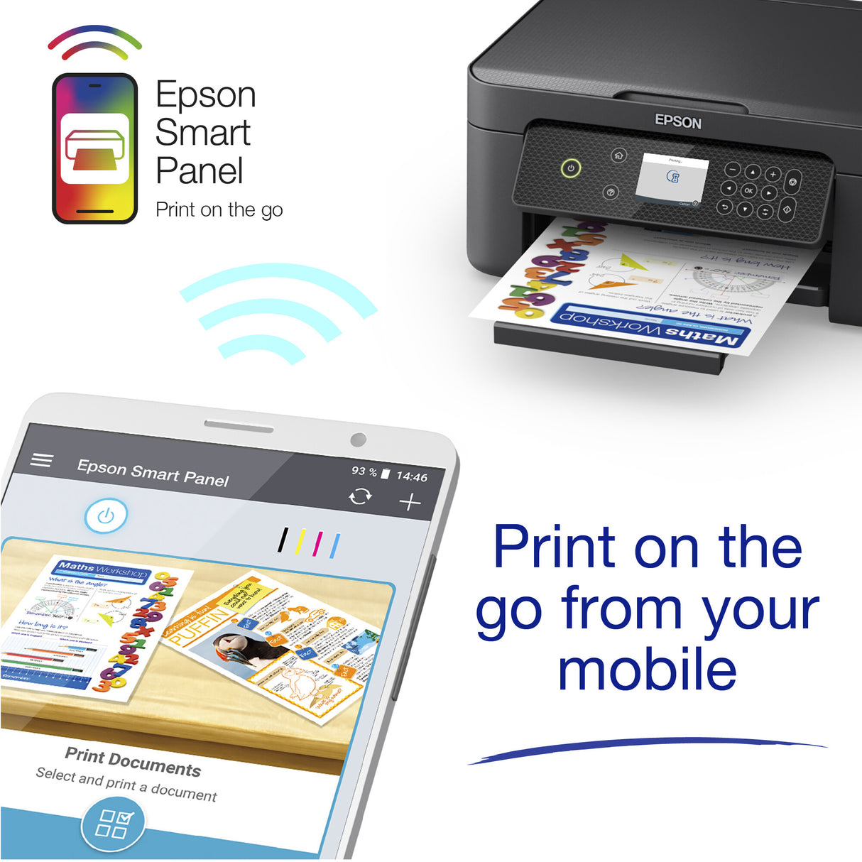 Epson Expression Home XP-4200 C11CK65401 Imprimante jet d'encre, couleur, sans fil, tout-en-un, A4, écran LCD 6,1 cm, recto verso