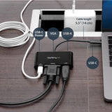 StarTech.com USB-C VGA Multiport Adapter - USB 3.0 Port - 60W PD