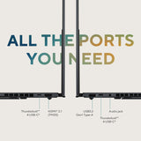 ASUS Zenbook Duo UX8406CA-PZ134W Intel Core Ultra 9 285H Hybrid (2-in-1) 35.6 cm (14") Touchscreen 3K 32 GB LPDDR5x-SDRAM 2 TB SSD Wi-Fi 7 (802.11be) Windows 11 Home Grey