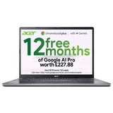 Acer Chromebook Plus 514 CB514-3H - AMD Ryzen 5 7520C, 8GB, 256GB SSD, 14" WUXGA, Google Chrome OS, Iron