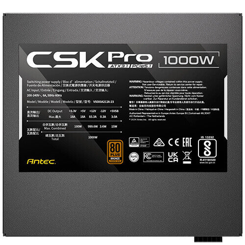 Antec SIGNATURE CSK1000 PRO ATX3.1 power supply unit 1000 W 20+4 pin ATX ATX