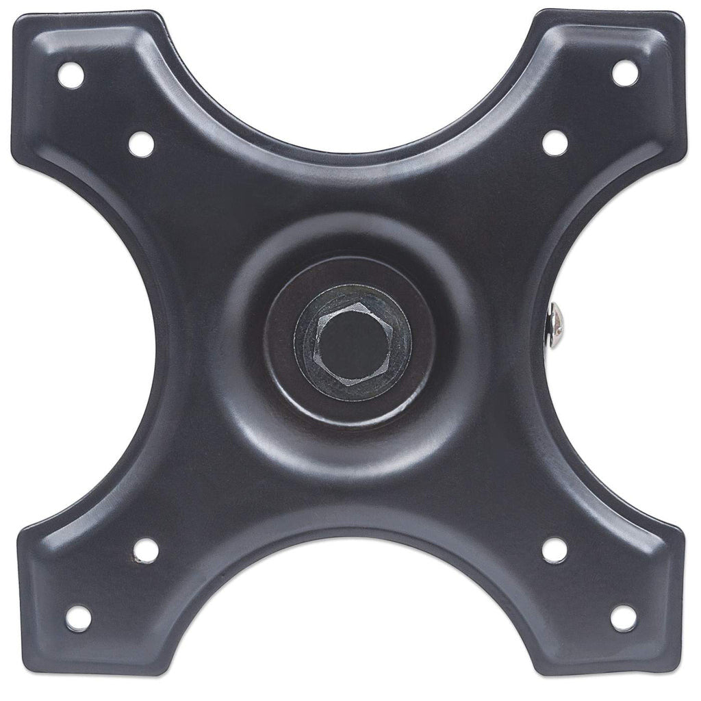 Manhattan Wall Mount for TV & Monitors (Fixed), For screens 10" to 32", VESA compatability: 75x75mm and 100x100mm - check the dimensions of the four mounting holes on back of screen to ensure it fits, Max 15kg, Black, Bracket