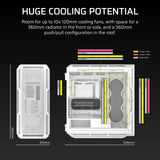 Corsair 5000T Midi Tower White
