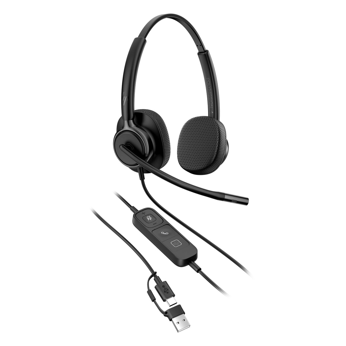 HP Poly Mission 415 Monaural USB Wired Headset (Bulk)