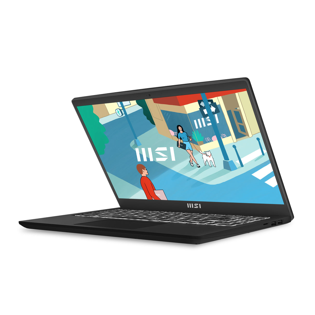 MSI Modern 15 H B13M-004UK Intel® Core™ i5 i5-13420H Laptop 39.6 cm (15.6") Full HD 16 GB DDR4-SDRAM 512 GB SSD Wi-Fi 6E (802.11ax) Windows 11 Home Black