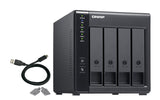 QNAP TR-004 16TB 4x4TB Seagate IronWolf 4 Bay NAS Desktop HDD/SSD enclosure Black 2.5/3.5"