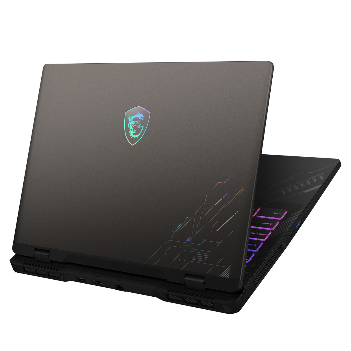MSI Crosshair 16 HX D14VGKG-001UK Intel® Core™ i7 i7-14700HX Laptop 40.6 cm (16") Quad HD+ 16 GB DDR5-SDRAM 1 TB SSD NVIDIA GeForce RTX 4070 Wi-Fi 6E (802.11ax) Windows 11 Home Grey