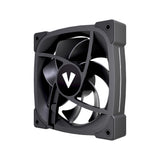 VIDA Stealth 120mm ARGB PWM Case Fan, Hydraulic Bearing, Outer Ring Lighting, 600-1500 RPM, Black Computer case 12 cm 80 pc(s)