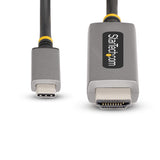 StarTech.com 10ft (3m) USB-C to HDMI Adapter Cable, 8K 60Hz, 4K 144Hz, HDR10, USB Type-C to HDMI 2.1 Video Converter Cable, USB-C DP Alt Mode/USB4/Thunderbolt Compatible - USB-C Laptop to HDMI