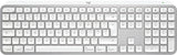 Logitech MX Keys S for Mac keyboard Office RF Wireless + Bluetooth QWERTY UK English Aluminium, White