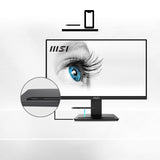 MSI Pro MP2412 computer monitor 60.5 cm (23.8") 1920 x 1080 pixels Full HD LCD Black