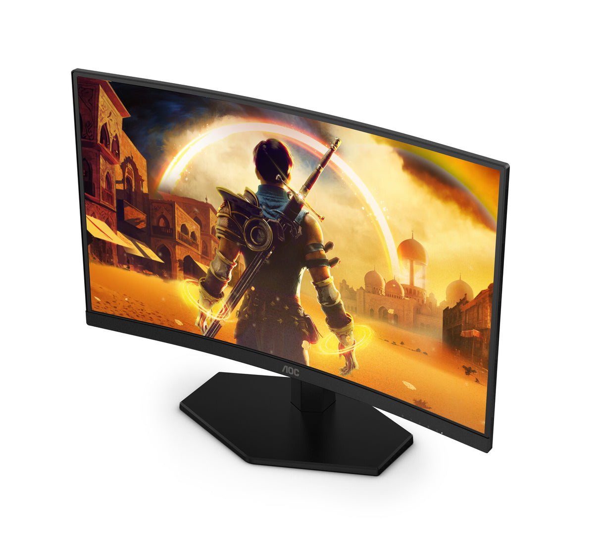 AOC G4 23.6" VA FHD 180Hz computer monitor 59.9 cm (23.6") 1920 x 1080 pixels Full HD LCD Black, Red