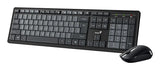 Genius KM-8200 keyboard Mouse included Home/Office USB English Black, Grey