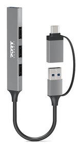 Port Designs 900160 interface hub USB Type-C 5000 Mbit/s Silver