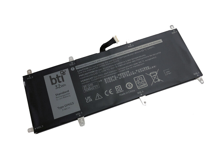 BTI 0VN25R compatible 32Wh 2-cell battery for DELL VENUE 10 PRO 5056 TABLET