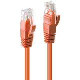 Lindy 0.3m Cat.6 U/UTP Network Cable, Orange