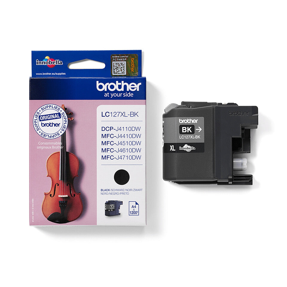 Brother LC127XLBK ink cartridge 1 pc(s) Original Extra (Super) High Yield Black