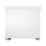 Fractal Design Torrent (White RGB TG) Estuche para juegos con ventana de vidrio transparente, E-ATX, 5 ventiladores ARGB, concentrador de ventilador, tira RGB en cubierta de fuente de alimentación, rejilla frontal, USB-C