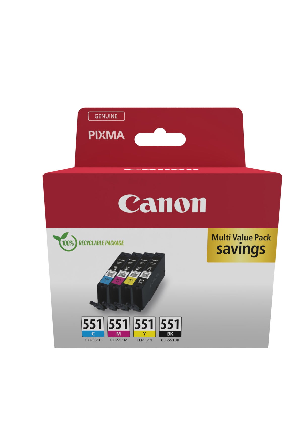 Canon 6509B016 ink cartridge 4 pc(s) Original Black, Cyan, Magenta, Yellow