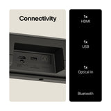 LG US40T.DGBRLLK soundbar speaker Black 2.1 channels 300 W