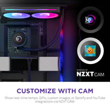 NZXT Kraken Plus RGB 240 Processor All-in-one liquid cooler 12 cm Black