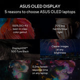ASUS Zenbook 14 OLED UX3402VA-KN114W Intel® Core™ i5 i5-1340P Laptop 35.6 cm (14") Touchscreen 2.8K 16 GB LPDDR5-SDRAM 512 GB SSD Wi-Fi 6E (802.11ax) Windows 11 Home Blue
